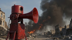 When activated, the siren emits a sound so piercing and unsettling that it can induce fear and panic, reverberating through the psyche of those who hear it. (AI Generated)